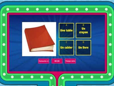 Les objets de la classe - Concurso de preguntas