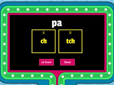 Long Spelling Rules - ge/dge, k/ck, ch/tch