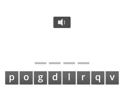 SONDAY Mastery test 18 spelling