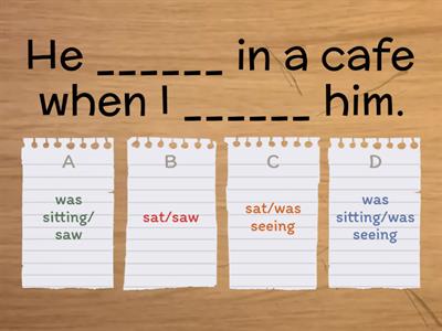 FORM 6 Past Simple and Past Continuous