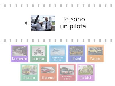 Mezzi di trasporto e persone