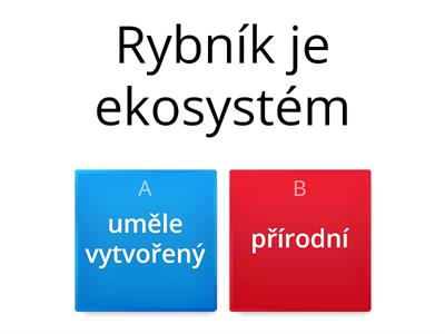 Ekosystém rybník 