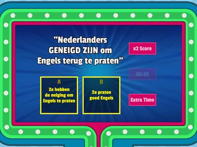 Why do Dutch switch to Engels ? - Woordenschat