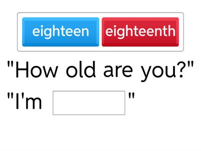 ordinal or cardinal 2