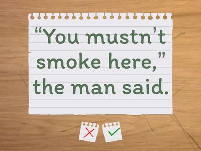 Reported Speech - Present Tenses