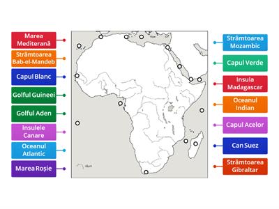 Africa. Limite si țărmuri