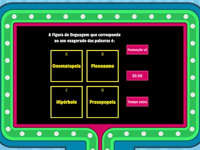 Figuras de linguagem: Onomatopeia, Pleonasmo, Hipérbole e Prosopopeia