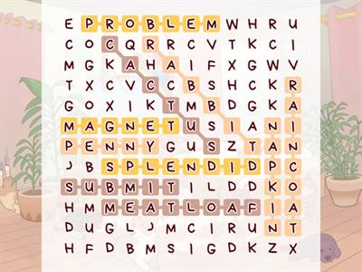 Module 7; Week 1 - Wordsearch