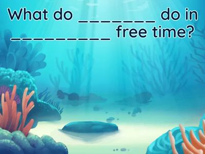 I do ______  homework in ______ free time. (Possessive Pronouns)