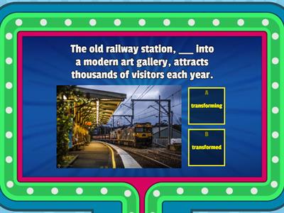 Reduced relative clauses (B2+)