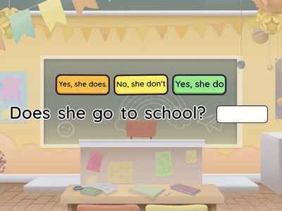 Using do, does, don't, doesn't, did, didn't