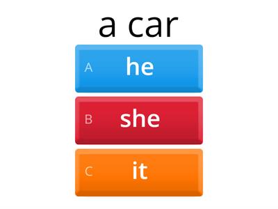 Subject Pronouns 2