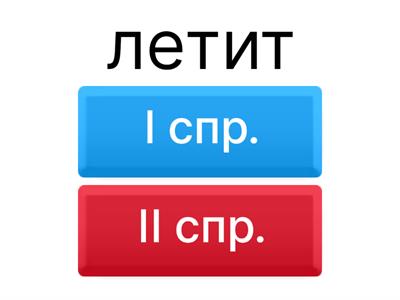 Спряжение глаголов. 4 класс