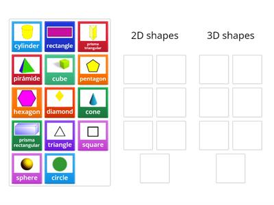  2D and 3D shapes