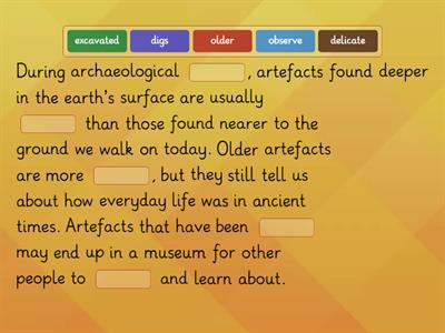 Layers of artefacts