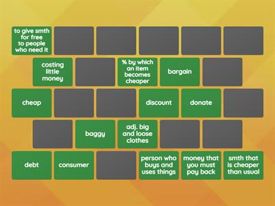 Shopping vocabulary Insight Elementary