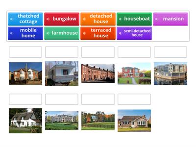 Types of home - matching challenge