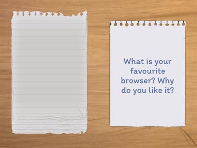 A2+. Technology Skills: Speaking Cards