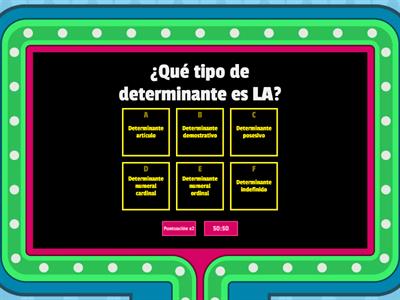 JUEGO DE LOS DETERMINANTES