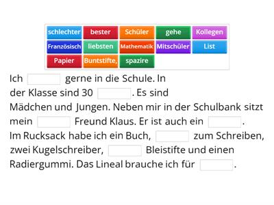 Grammatik Schule