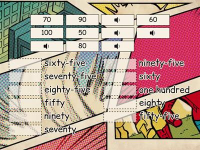 WW4 Match Up With Numbers 50-100