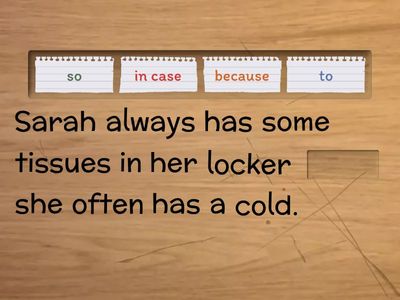 Connecteurs / practise