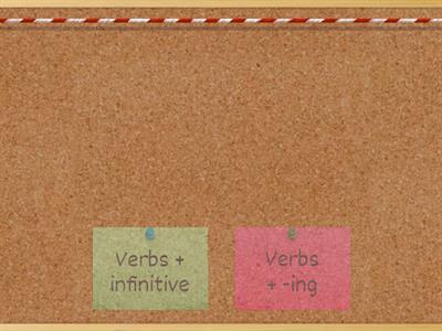 GG4 6.3 Verbs followed by infinitive or -ing