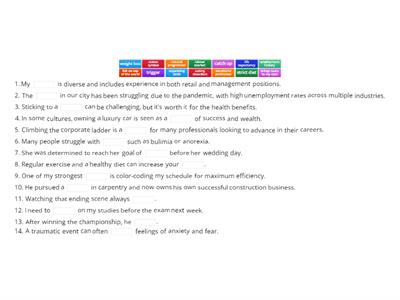 PTE General. Language booster 4. Unit 1. Ex. 1-2