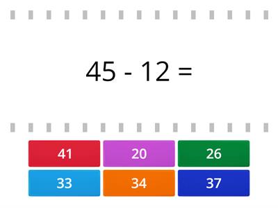 2 digit subtraction 