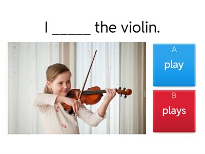 Present Simple - positive, negative easy.