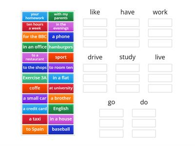 Speakout Starter  Unit 4 Verbs
