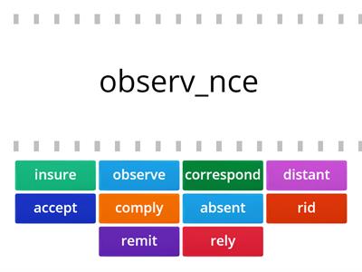 Barton 7.3 Root Word Match and Spelling Prompt for ence, ance suffixes