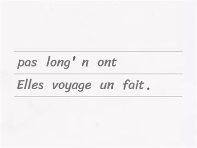 Passe compose forme négative 