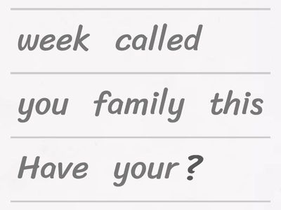 I have or have you...? (Practice)