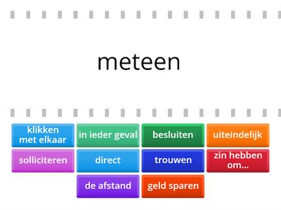 In Zicht thema 2 B oef. 18 synoniemen