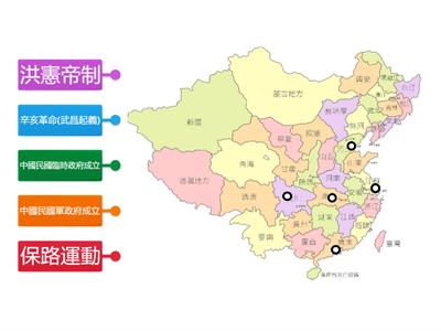 民初歷史地理大事件