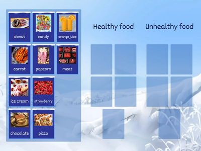 healthy and unhealthy 