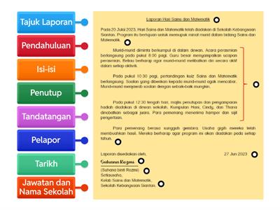 [m.s. 78] Format Karangan Laporan