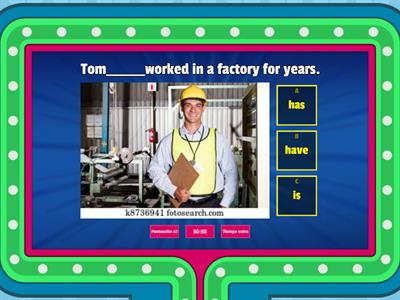 PRESENT PERFECT Quiz game