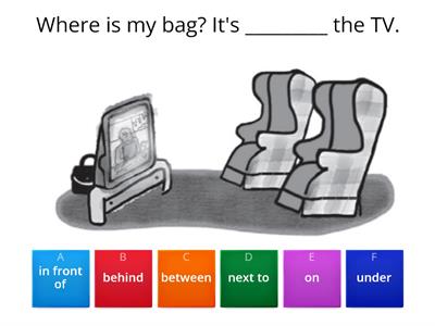 Prepositions of place