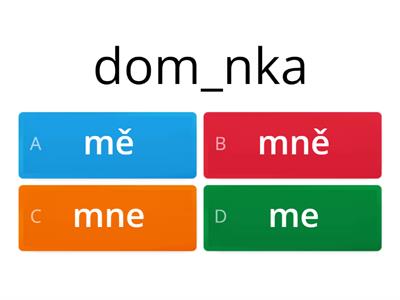 mně-mě