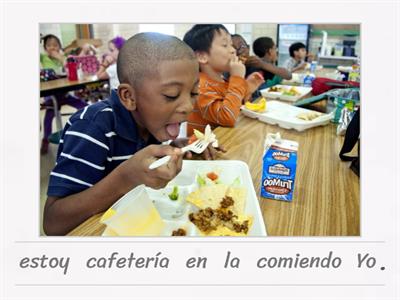 Present Progressive - Unjumble