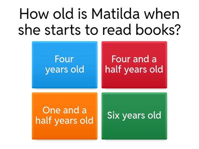 Matilda chapter 1