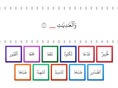 LATIHAN SURAH AL-ADIYAT