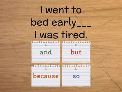 SOPE_Unit1_Connectors: and so because but