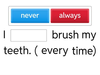 Adverbs of frequency (for adults)