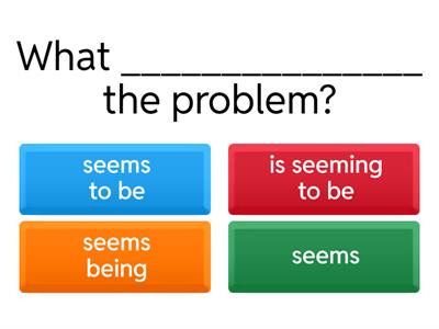 Quiz, solving problems