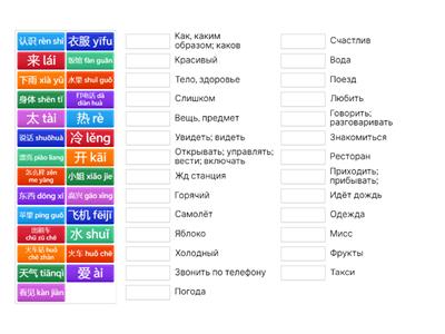 HSK 1 уроки 12-15