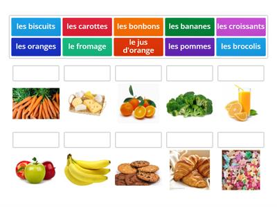 Les aliments et les boissons