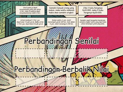 Perbandingan Senilai dan Berbalik Nilai